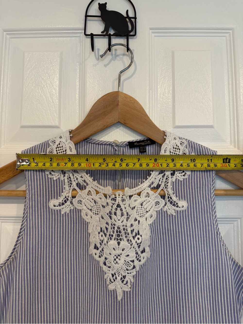 Massimo Dutti Sleeveless Lace Blouse Top - Picture 5 of 7